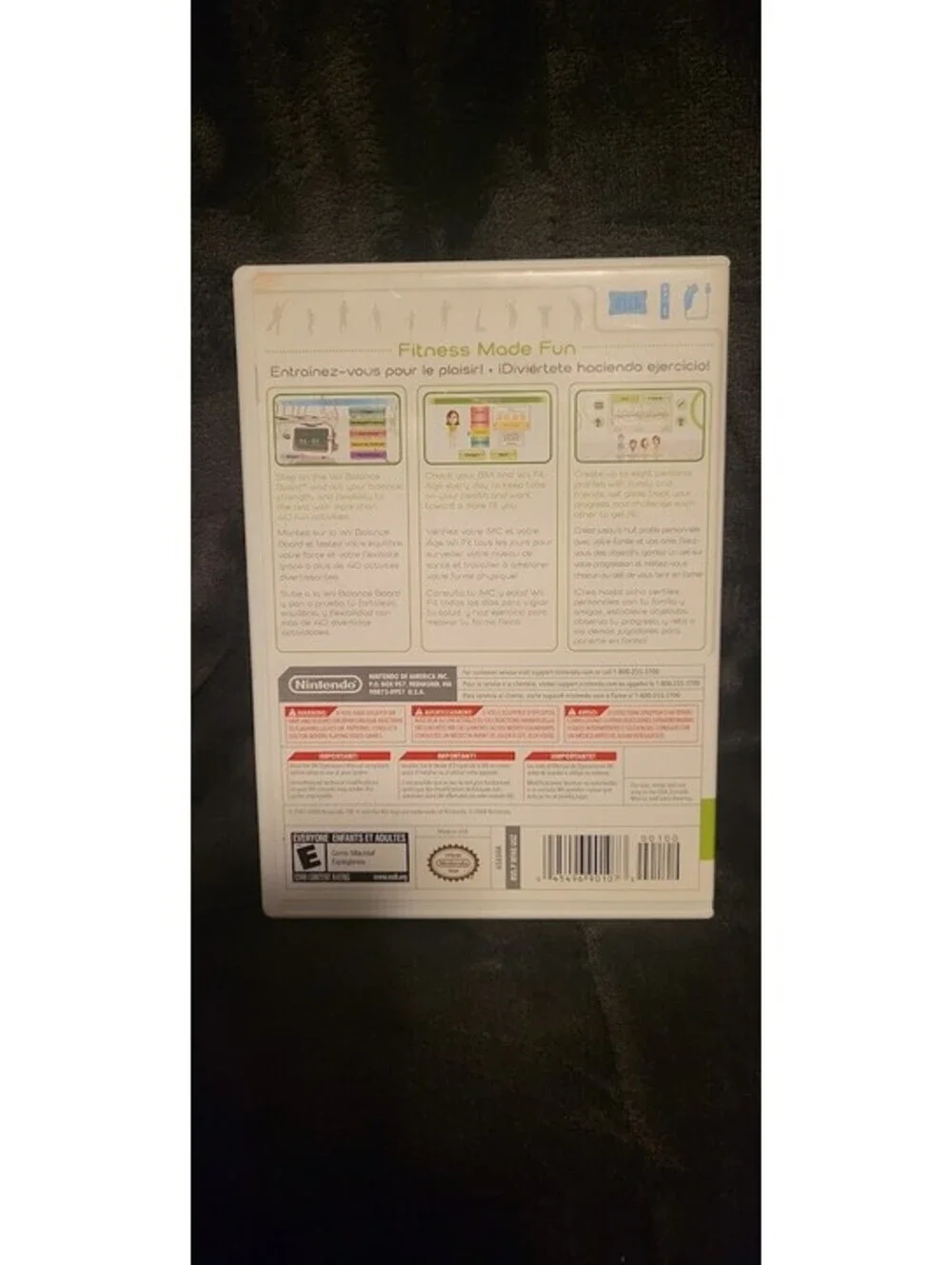 Wii Fit (Nintendo Wii, 2008) Complete in Box CIB with Manual